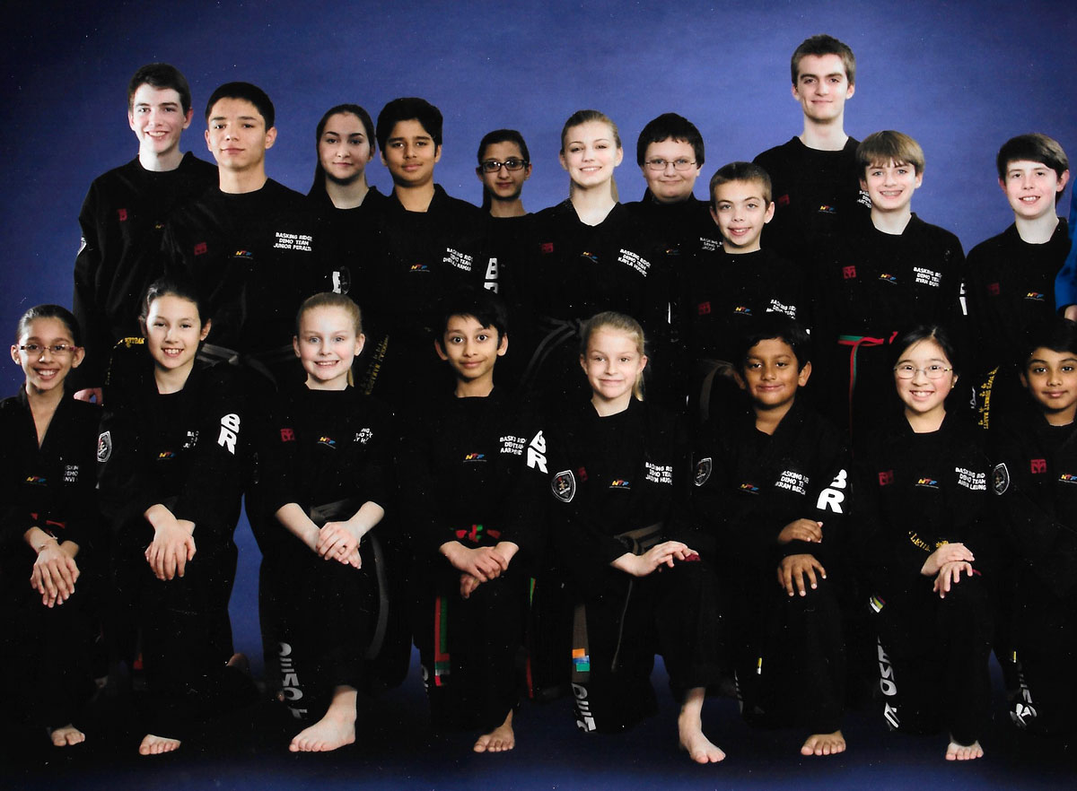 Ridge Martial Arts Demo Team performing